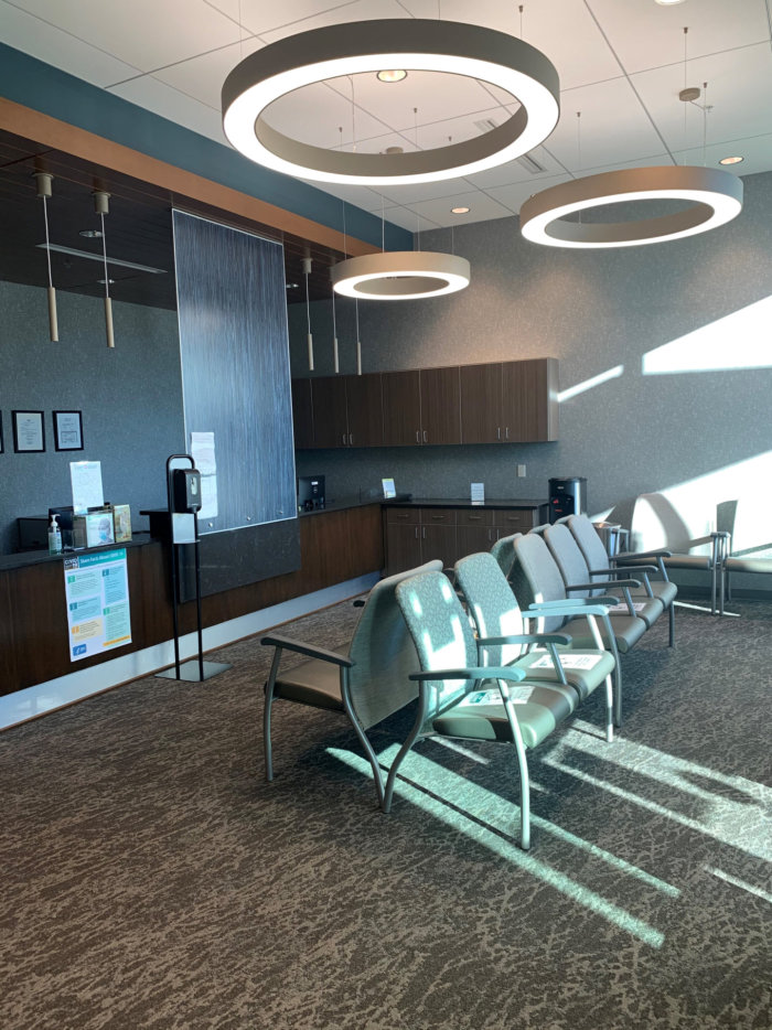 MAO Leawood Surgery Center Lobby Seating Area